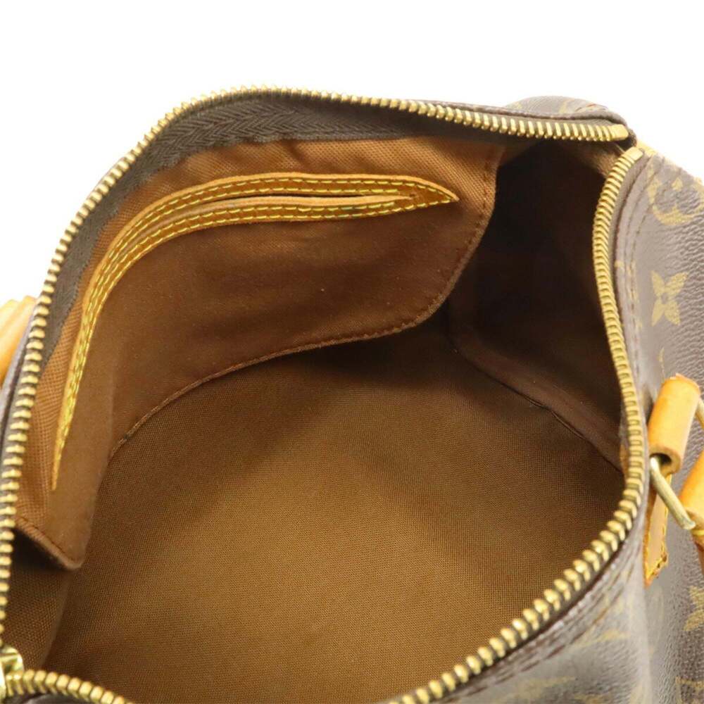 LOUIS VUITTON Brown Monogram Speedy 25 Boston Bag - Picture 7 of 9